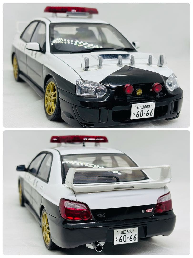 三*兎様 1/18 AUTOart スバルインプレッサWRX STI 高速隊パト - メルカリ