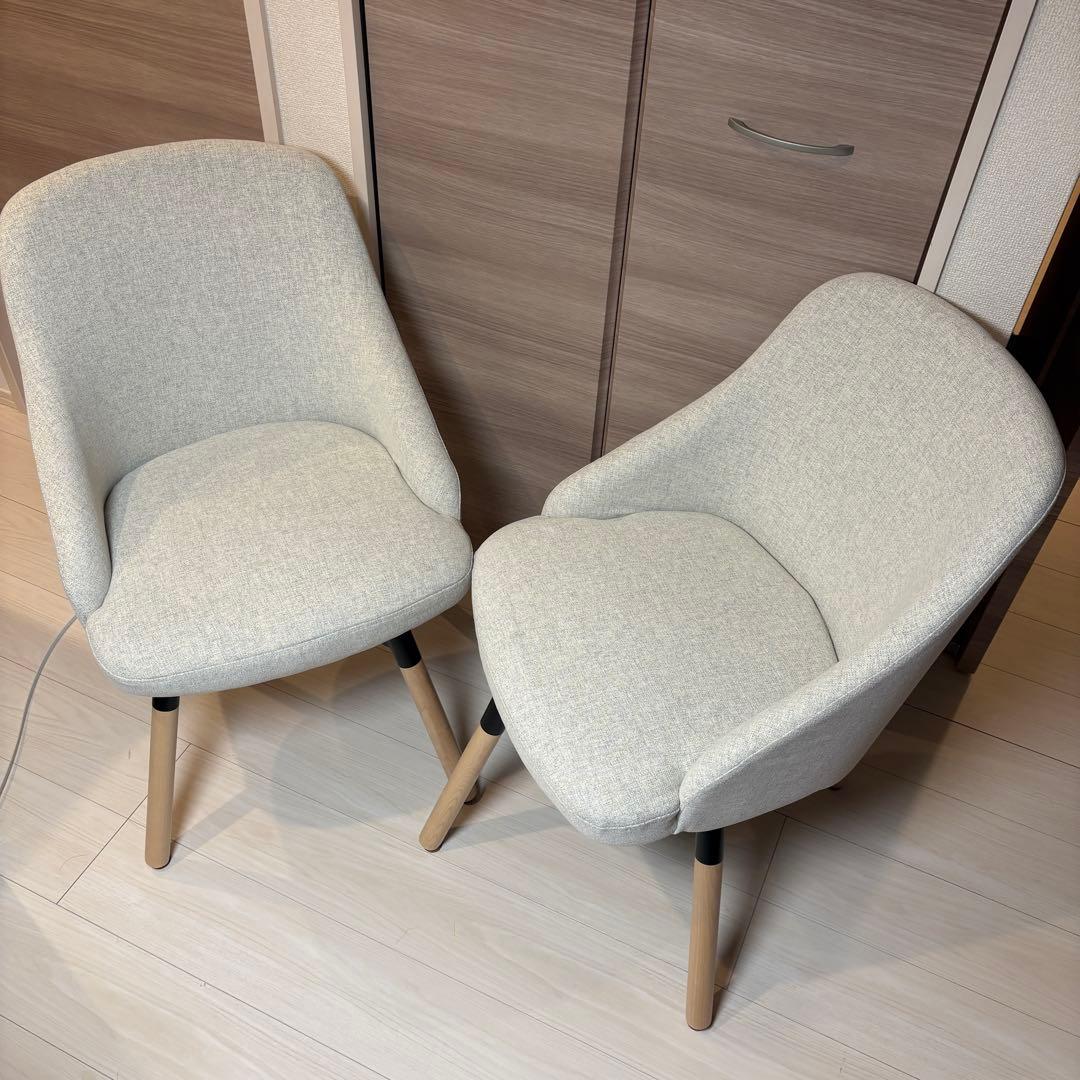 美品】 IKEA JANOLOF ヤンオロフ 2脚セット - メルカリ