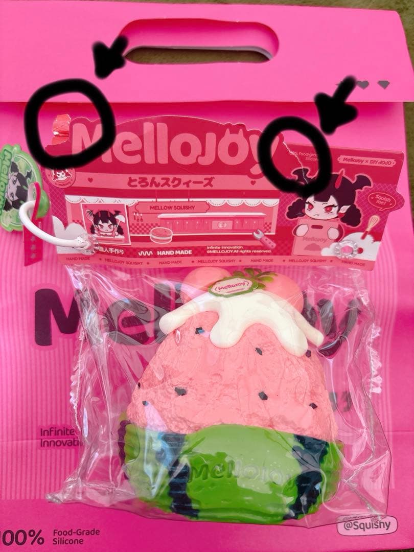終売レア】Mellojoy スイーツ型おもちゃ 6個セット【バラ売りは3点