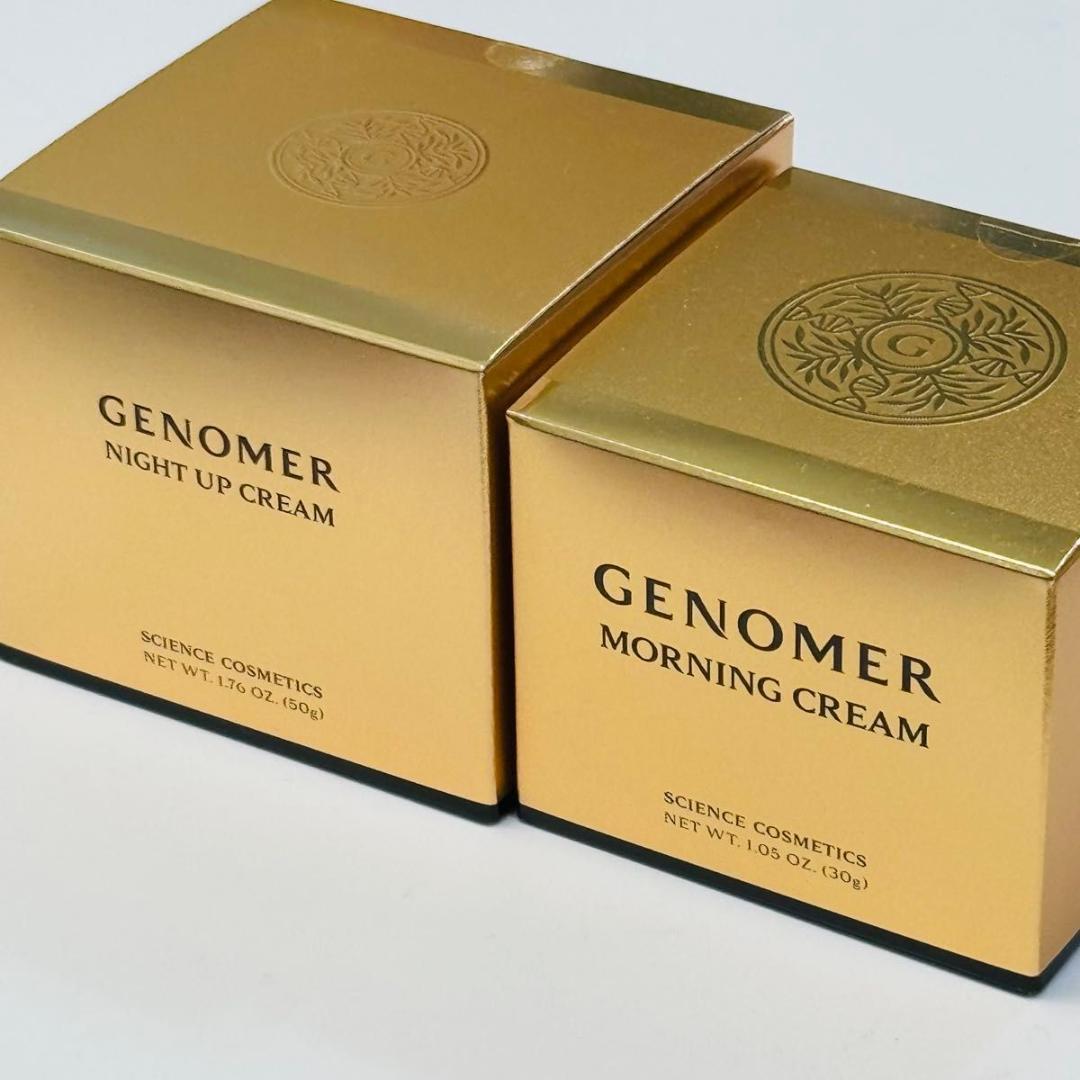 ジェノマー ナイトアップクリーム 50g & モーニングクリーム 30g セット ジェノマー ナイトアップクリーム 50g & モーニングクリーム 30g