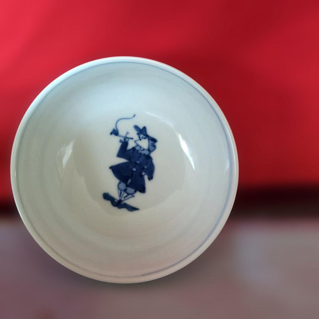 ☆しん窯青花☆飯碗4客NO26NO9NO11まとめ出品