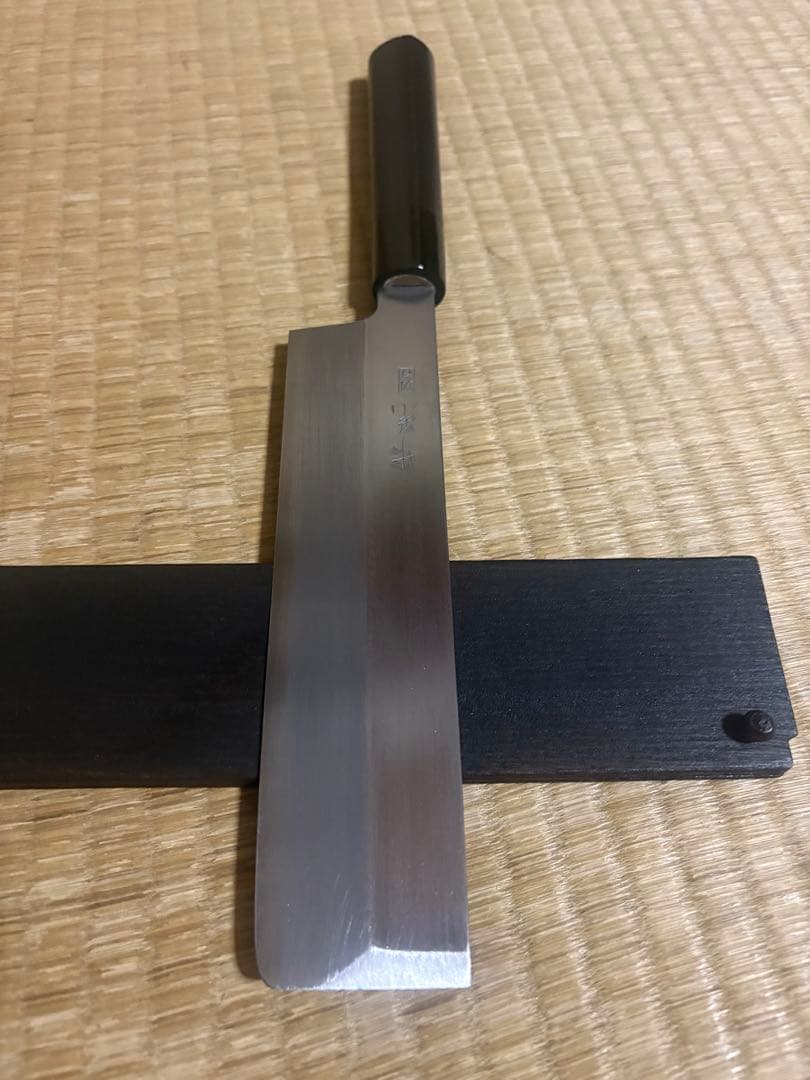 竹晃別打 菜切包丁 刃渡り約20㎝ 高級金蘭包丁袋付 - メルカリ
