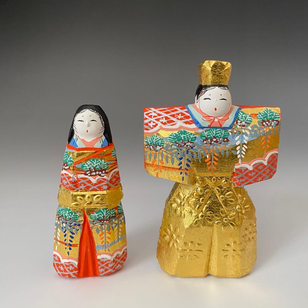 ◇奈良一刀彫 柴田一華 作 立雛 雛人形 伝統工芸 - メルカリ