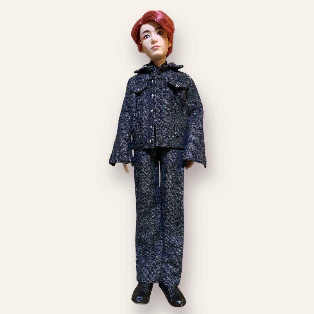 BTS マテルドール 服 ブラックGジャンxタトゥサポーター③ ジョングク