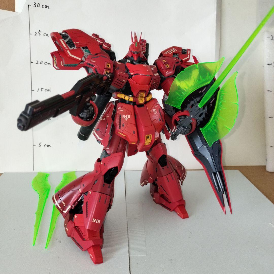 在庫 処分ホビー・楽器・アート - h*ま様 MG1/100 サザビー 塗装完成品
