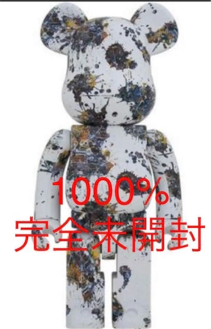 新品未開封Jackson Pollock Studio SPLASH 1000％ Medicom Toy BEARBRICK Jackson Pollock Studio Splash 1000