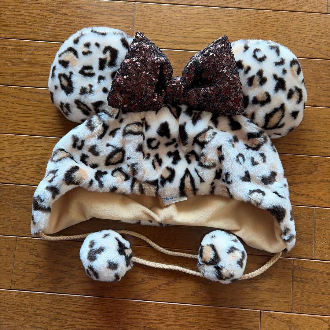 ☆新品未着用☆ディズニーリゾート ヒョウ柄 ファンキャップ - メルカリ