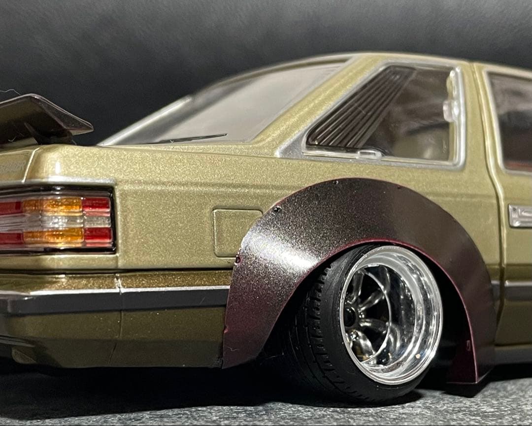 1/24 アシェット 国産名車 TOYOTAソアラ 改造車 カスタムカー 旧車