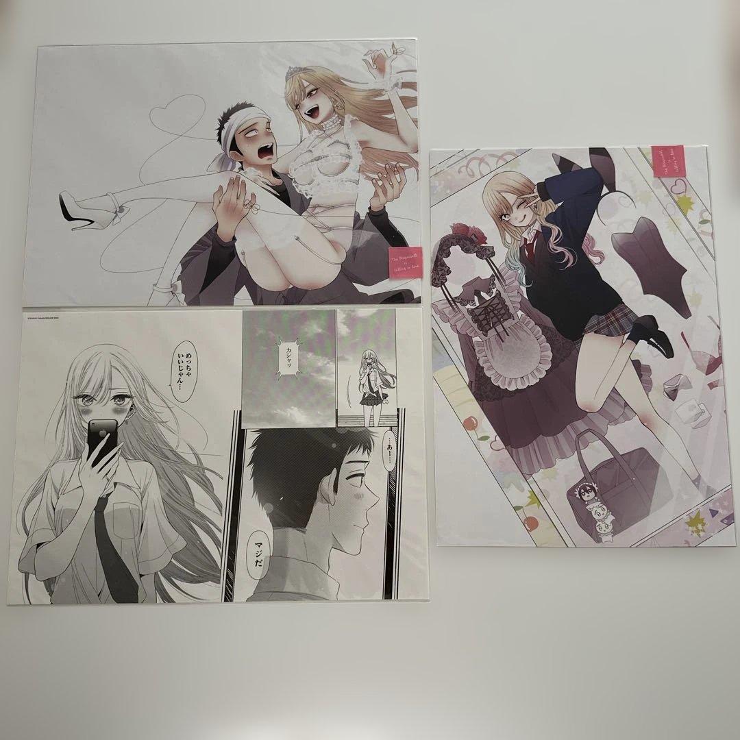 新品】その着せ替え人形は恋をする 原画シート 3点セット 着せ恋展