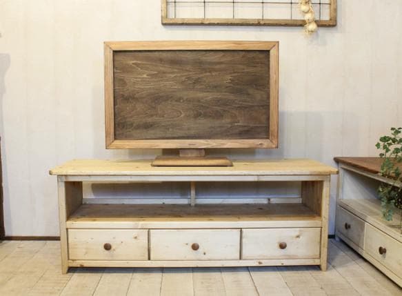 ハンドメイド　テレビボード120 ブラウン ホームテイスト（HOME taste） テレビ台 完成品 幅120cm ローボード