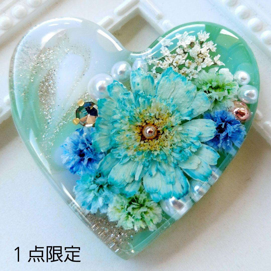1347】レジンマトリカリアヘアゴムポニーフックブロ―チハンドメイド