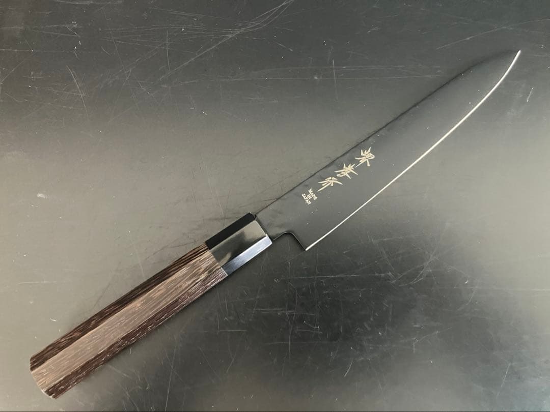 堺孝行 【黒影】 和ペテ　150mm VG10 槌目 フッ素加工 和包丁 Amazon | 堺孝行 Clean&Stylish包丁 黒影 VG10槌目フッ素加工和式包丁