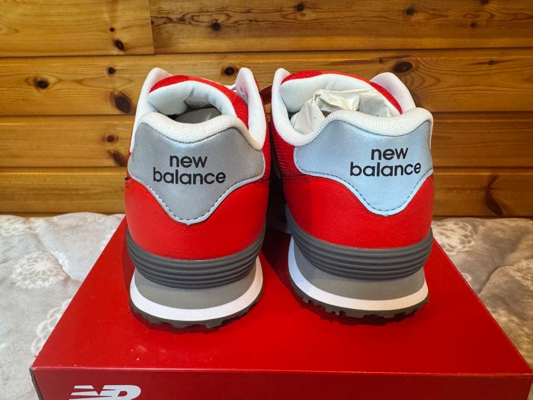 New Balance 安全靴 レッド 28.0cm