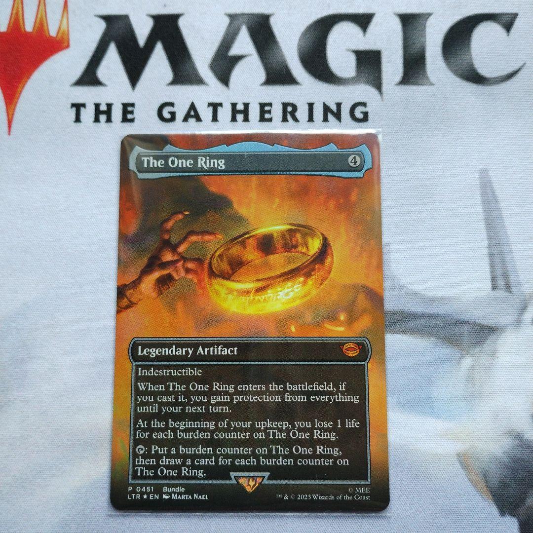 MTG 英語 foil ボーダーレスLTR 一つの指輪 The One Ring 一つの指輪
