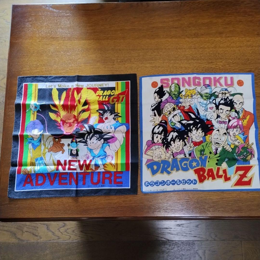 ドラゴンボールZ、ドラゴンボールGT 昭和・平成レトロ ハンカチ 孫悟空