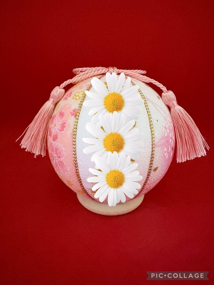 専用 オーダー 木目込み 手鞠 鞠 和玉名前入り 刺繍 命名 お雛様