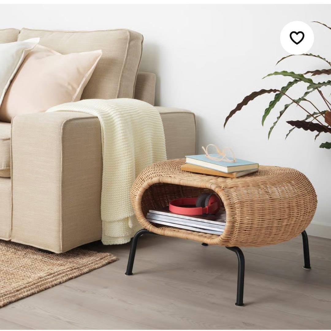 IKEAラタンスツール ALSEDA アルセーダ スツール, バナナ繊維 - IKEA