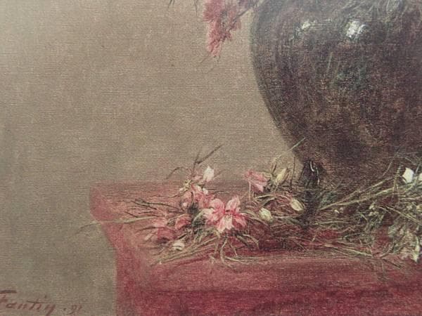 ラトゥール、ひえんそう、希少画集画、新品額装付