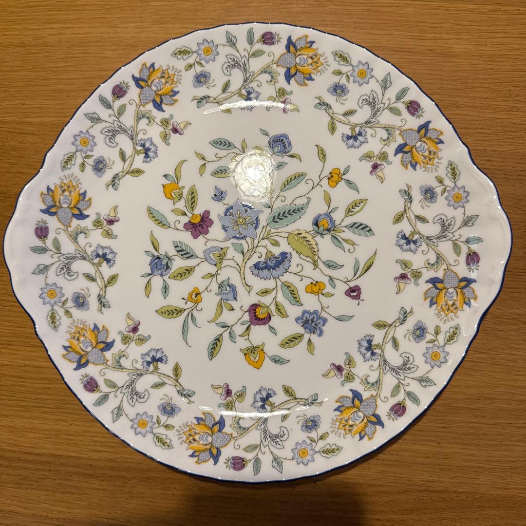 Minton Haddon Hall Blue 花柄皿 - メルカリ