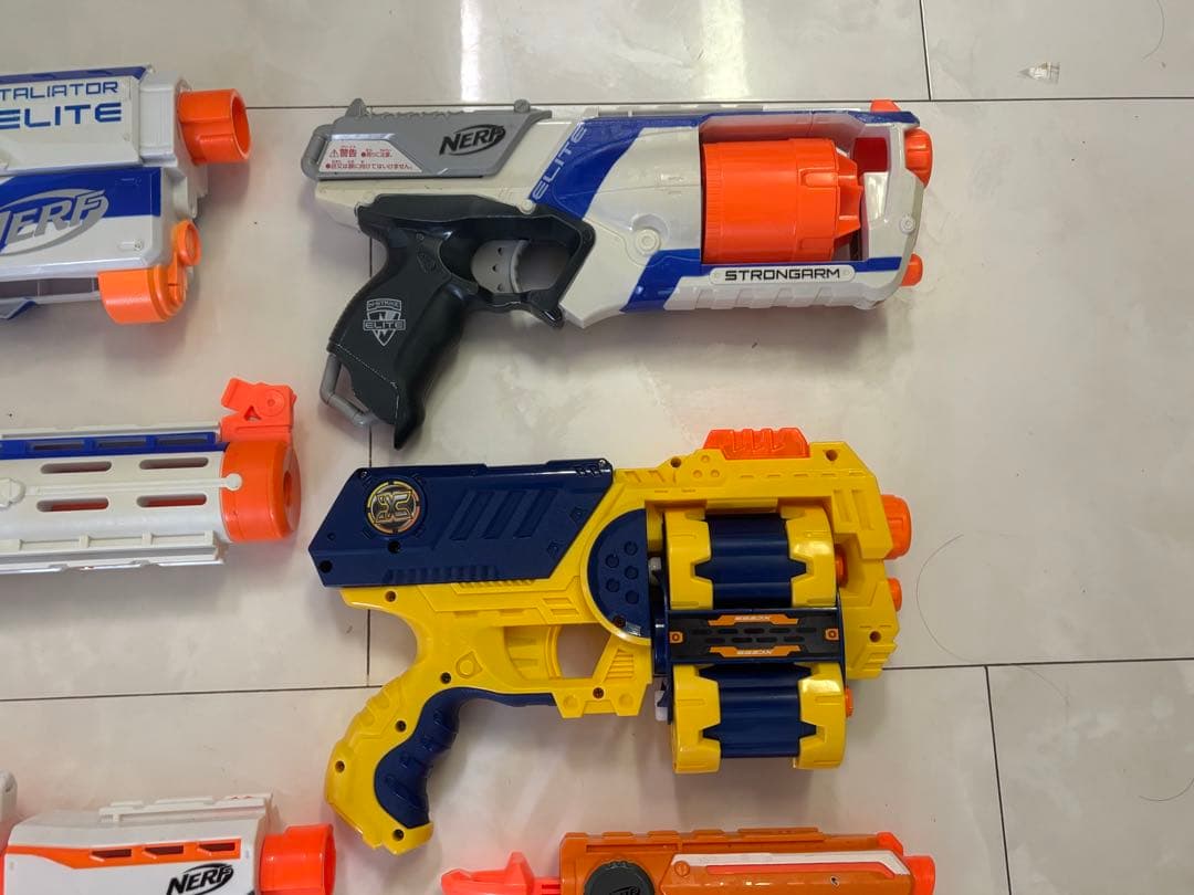 ナーフ6点セット中古 リタエイター ストライクモジュラス その他おまけ