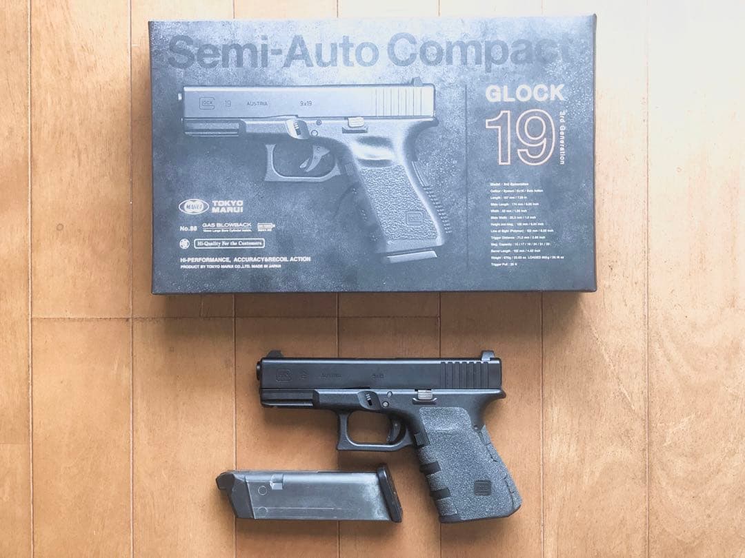 東京マルイ GLOCK 19 gen3 カスタム 東京マルイ GLOCK19 GEN3 カスタム品の完成編