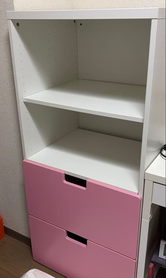 IKEA イケア STUVA ストゥヴァ ピンク 子供用 引き出し キャビネット