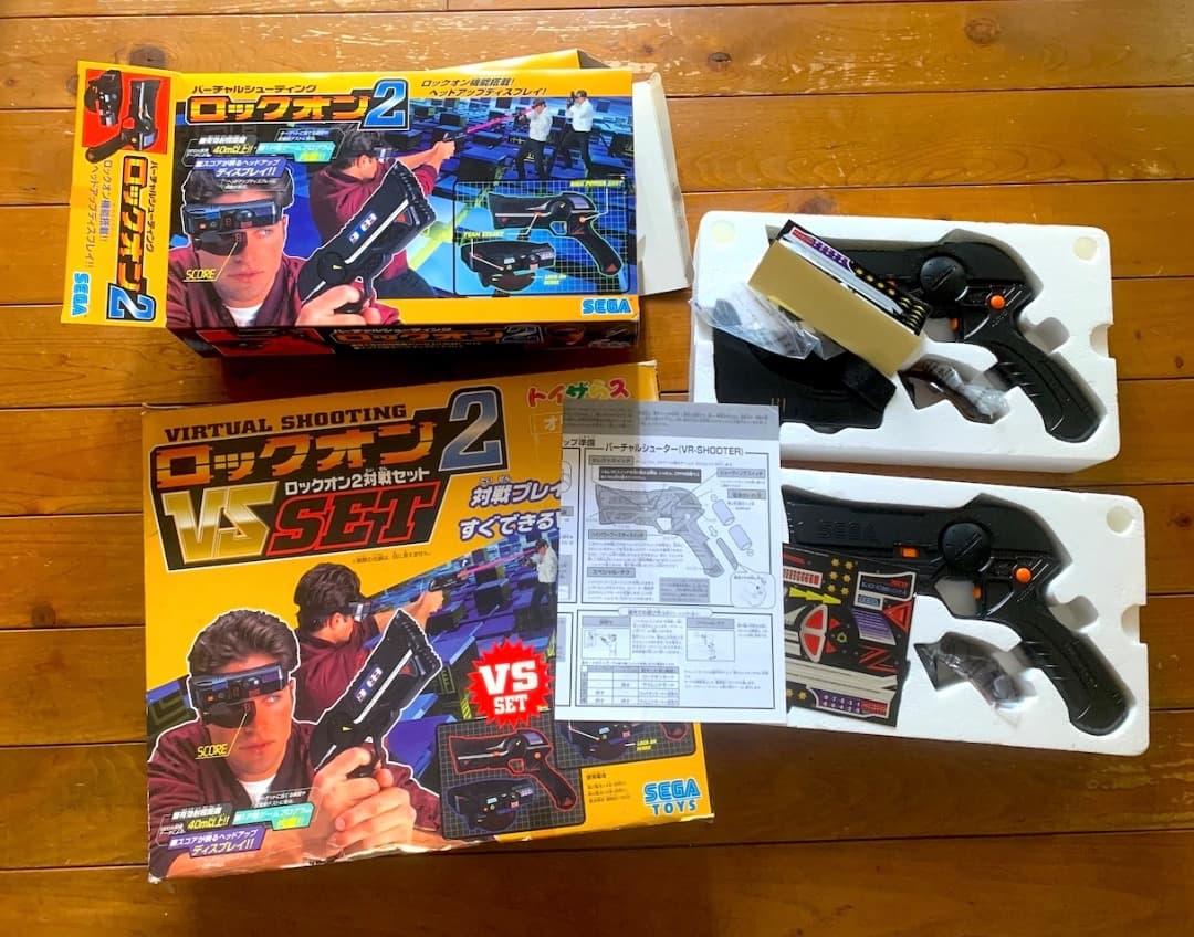 未使用 SEGA バーチャルシューティング ロックオン2 対戦2個セット