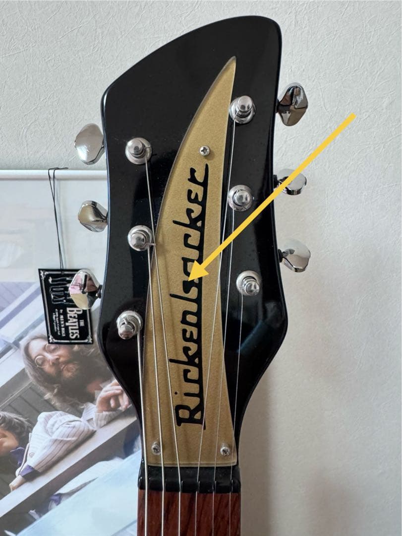 Rickenbackerタイププレート Rickenbacker リッケンバッカーネームプレート 修理 | Atelier KEITH BLOG