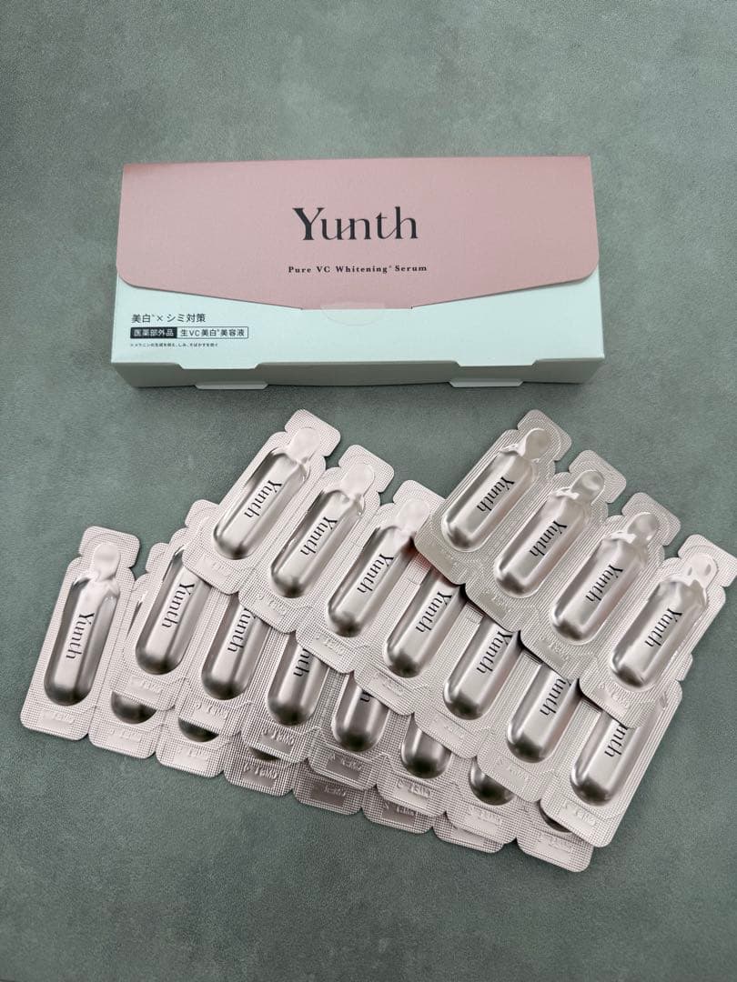Yunth美容液2個セット 未開封と25包 - メルカリ