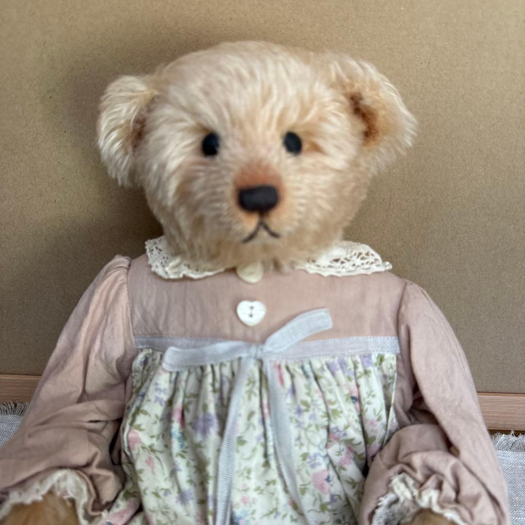 梶原晴美　テディベア　34センチ　美品