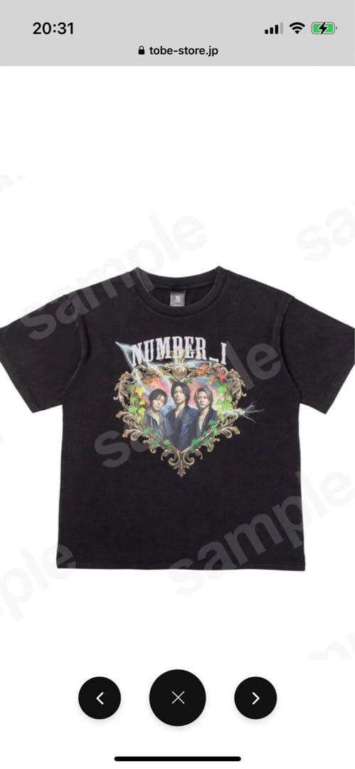 「Number_i LIVE TOUR 2024 No.Ⅰ」Tシャツ No Ⅰ］Tシャツ Number_i LIVE TOUR 2024 No Ⅰ｜Yahoo!フリマ（旧