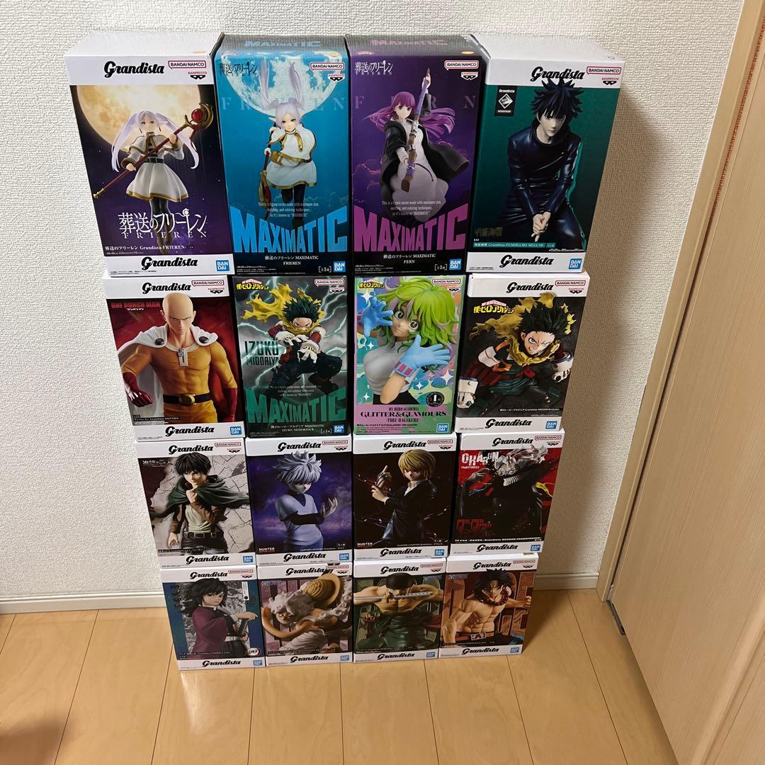 ジャンプ　系　プライズフィギュア　16体　まとめ売り プライズフィギュア 16体 まとめ売り - メルカリ
