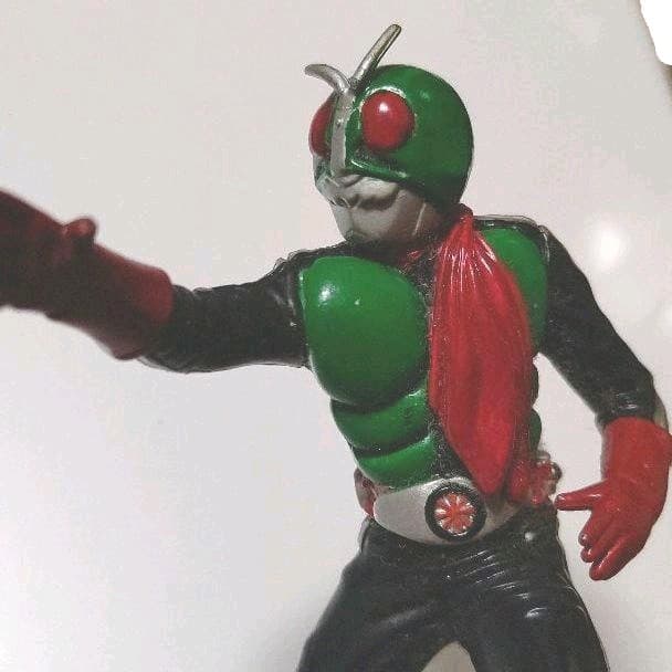 仮面ライダー初代2号　レア　フィギュア 仮面ライダー 2号 ソフビ フィギュア レトロ 昔 レア 日本製 平成