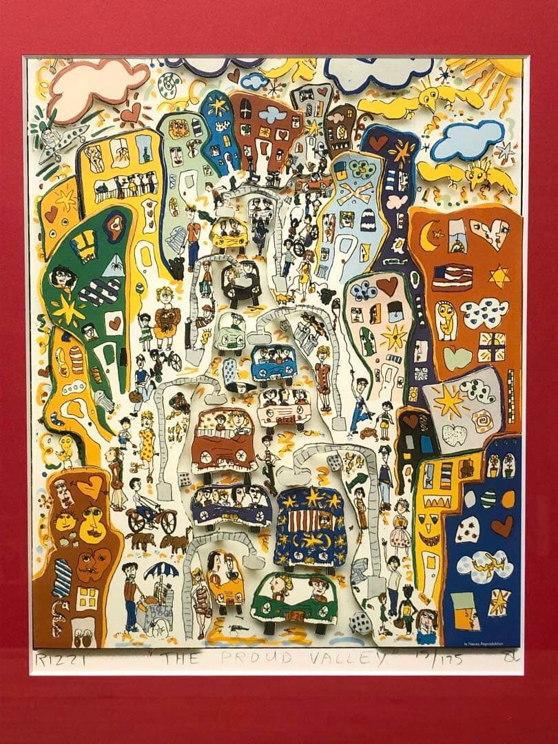 james rizzi ジェームス リジィ 額装ポスター ④ - メルカリ