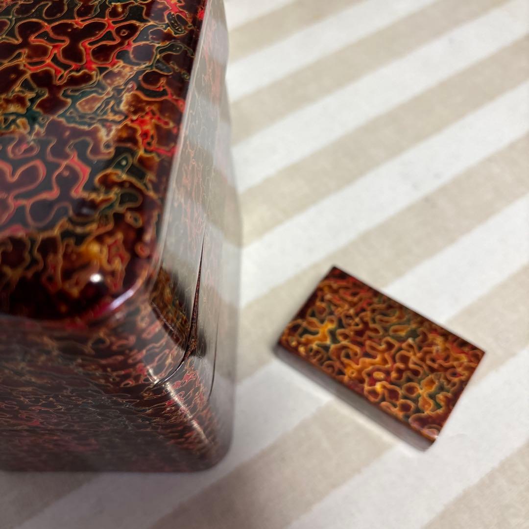 津軽塗3段ミニ重箱伝統工芸品 お弁当箱 アンティーク - メルカリ