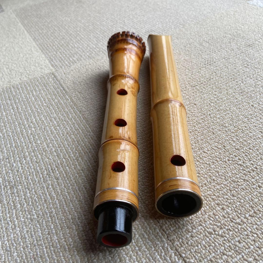 208 ⭐️尺八眞山銘 一尺ハ寸管 眞山銘三印最高級品 - メルカリ