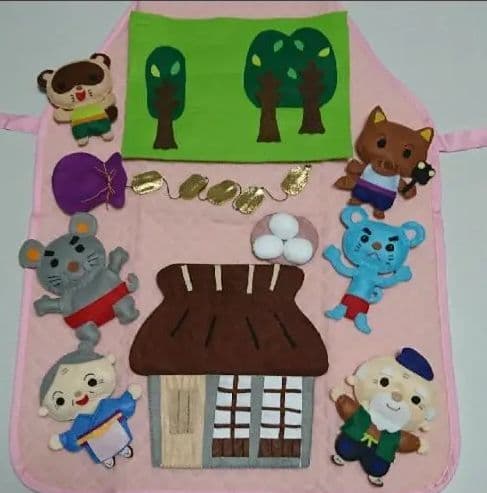 ご確認用　ねずみのすもう　エプロンシアター用人形 1108638594.jpg?1609644863