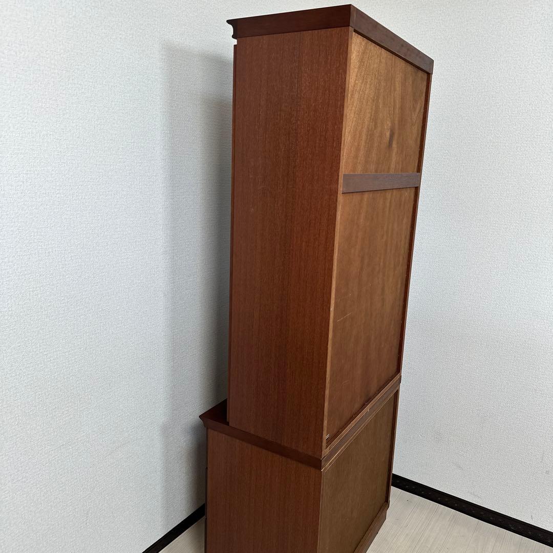 マルニ木工 地中海 食器棚 キャビネット 飾り棚 本棚 【希少タイプ