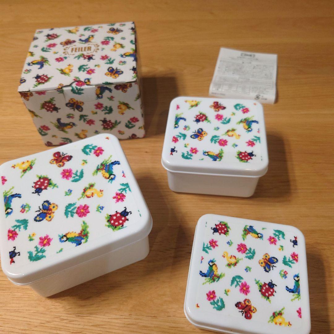 新品 フェイラー ハイジ タッパー コンテナ お弁当箱 ノベルティ