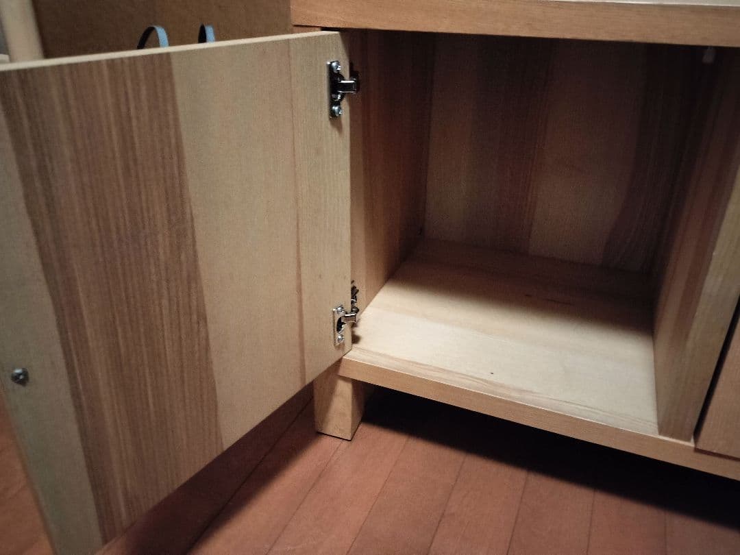 IKEA Traby 木製ローボード IKEA 木製テレビボード TRABY 収納力抜群