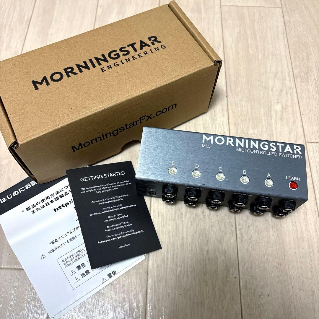 Morningstar ML5 スイッチャー 楽天市場】Morningstar FX / ML5 MIDI-Controlled 5 Loop Switcher 5