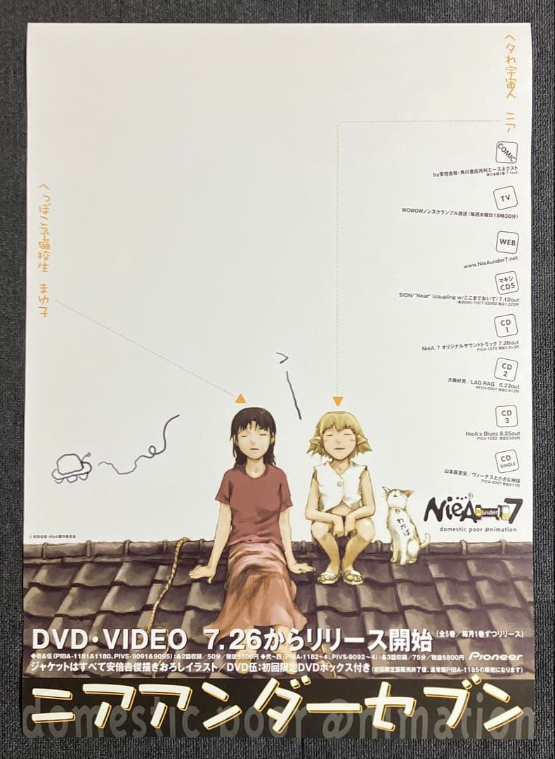 NieA_7 販促ポスター ニアアンダーセブン 安倍吉俊 非売品 - メルカリ