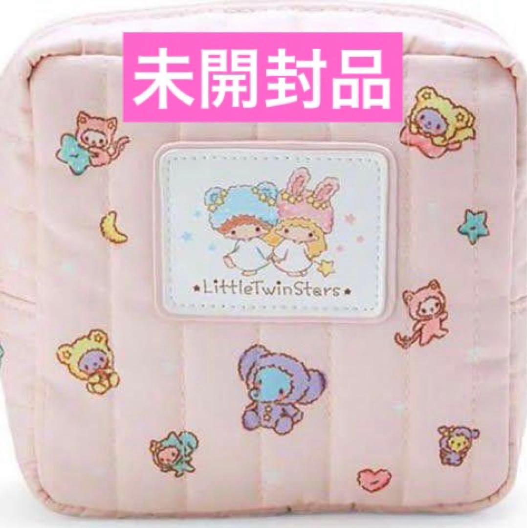新品】サンリオ キキララ ♡ ふわふわファンシー スクエアポーチ