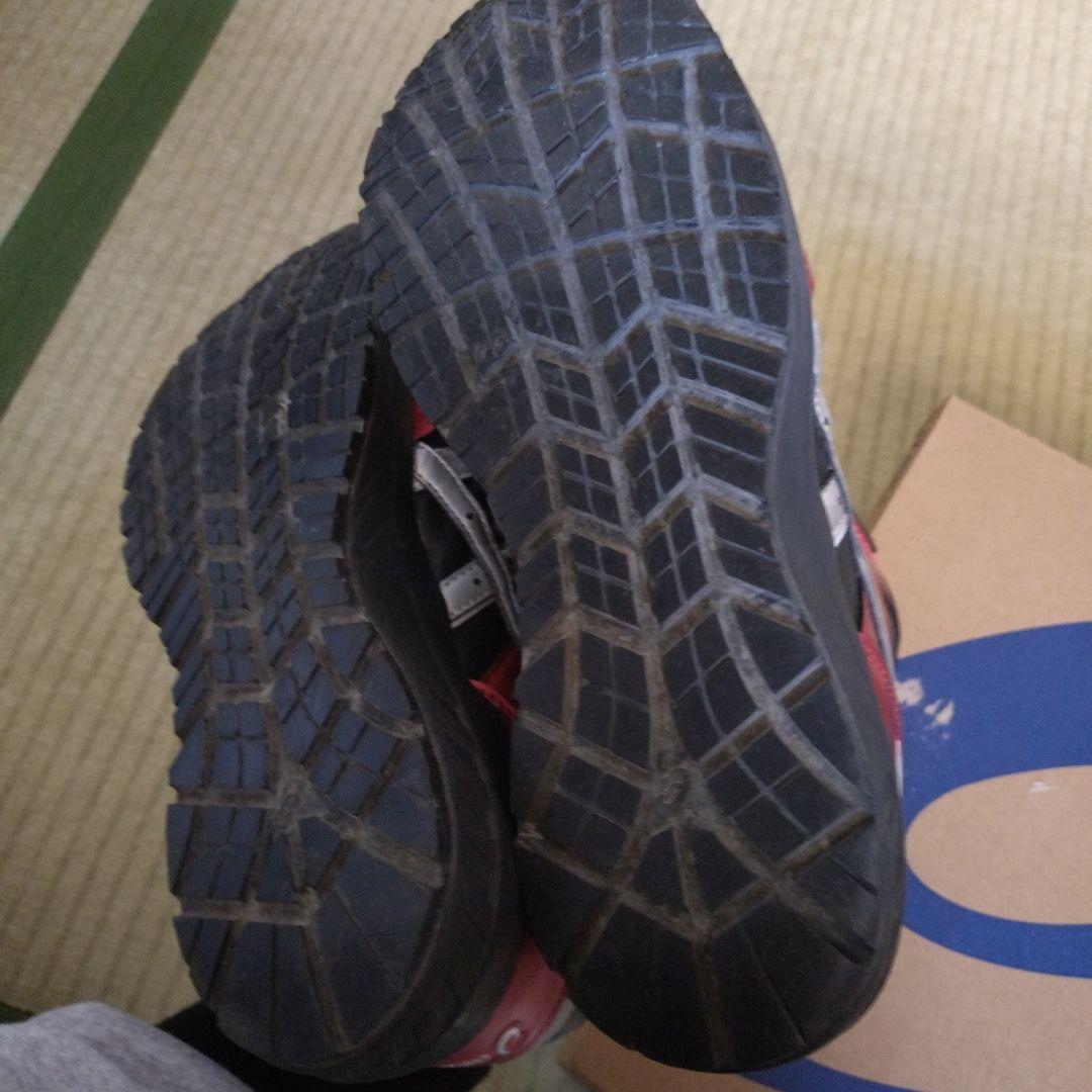 CP306 限定 ブラックXレッドメタリックxシルバー アシックス 安全靴