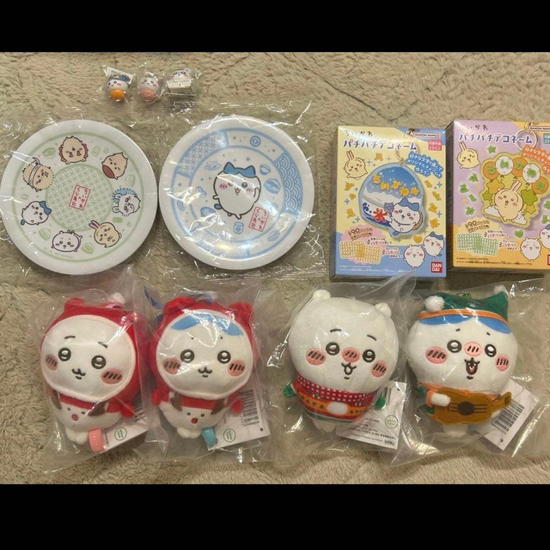 値下げ！ちいかわまとめ売り(パチパチデコネーム、くら寿司、エニマイ