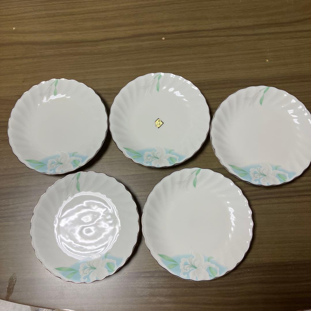 小皿5枚セットユリ