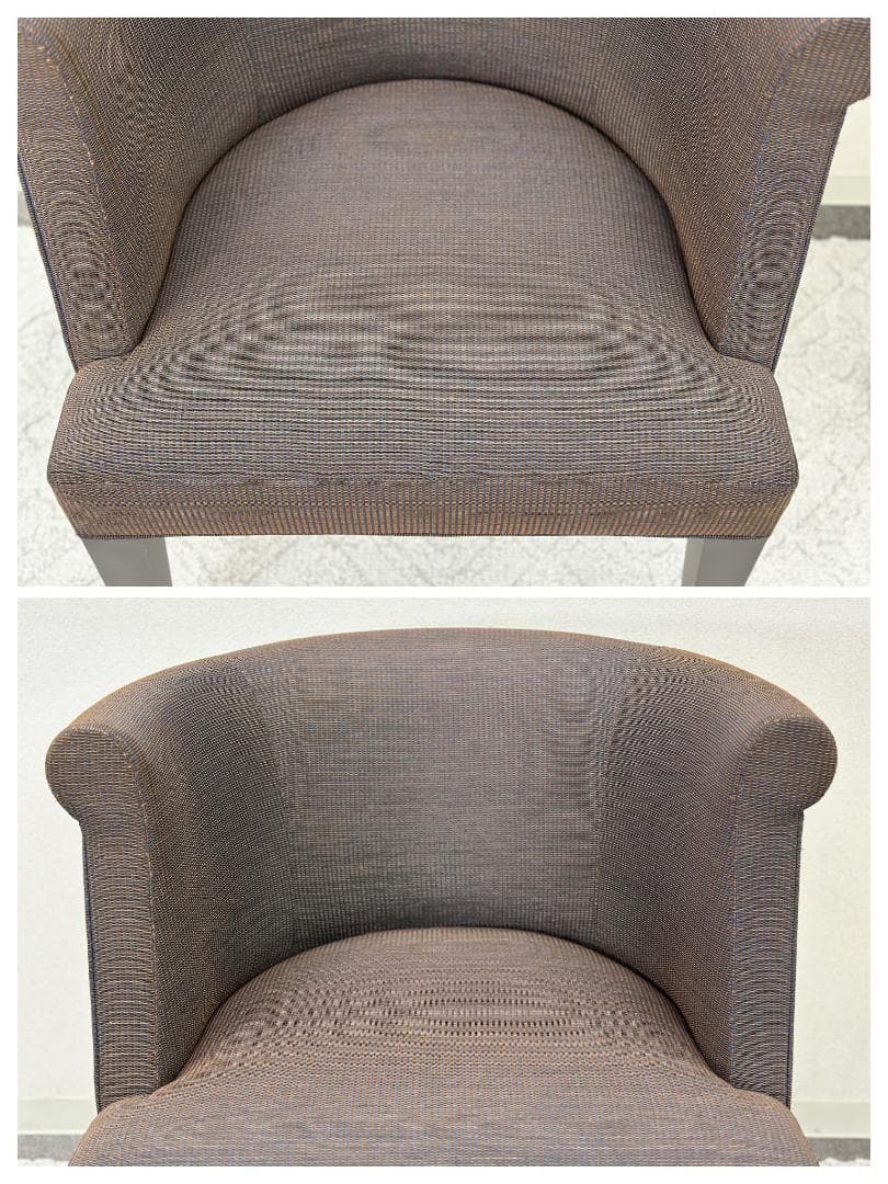 □Cassina ixc.□ゴードン アームチェア 1Pソファ ダークブラウン系