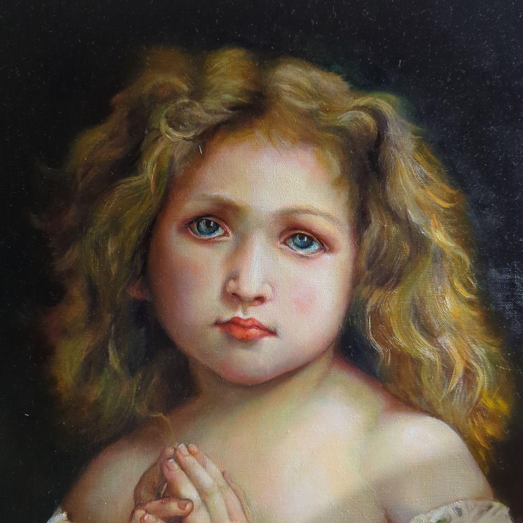 西洋絵画【摸写】ブグロー「少女」国立西洋美術館所蔵 painterTMK出品