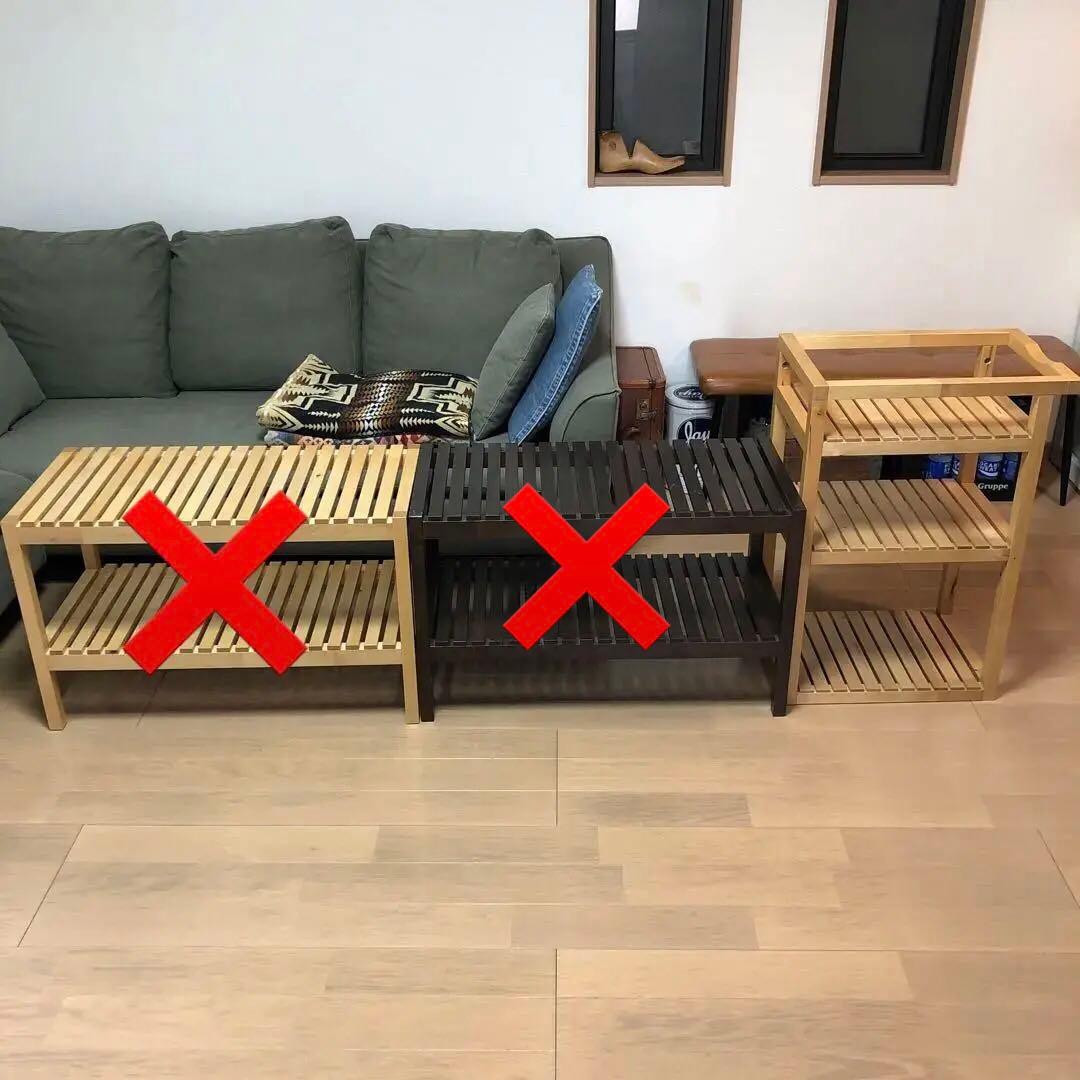廃盤品】IKEA モルゲル MOLGER 棚 木製ラック - メルカリ