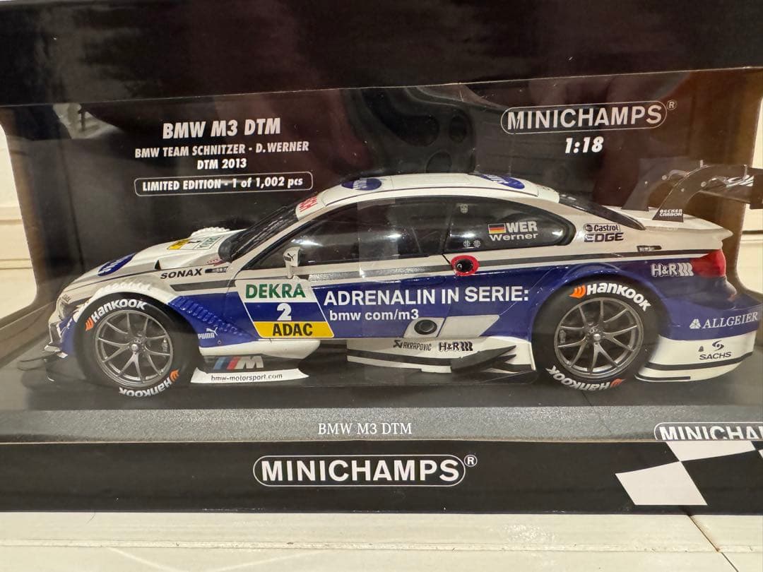 BMW M3 E92 DTM 2013 シュナイツァー ミニチャンプス 1/18 - メルカリ